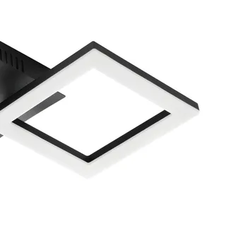 Paranday-Z LED plafondlamp 2-l. 47cm van EGLO connect in Zwart, Wit – productfoto 4 van 5