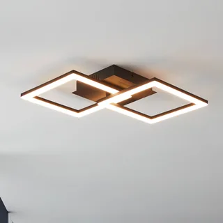 Paranday-Z LED plafondlamp 2-l. 52cm van EGLO connect in Zwart, Wit – productfoto 1 van 5
