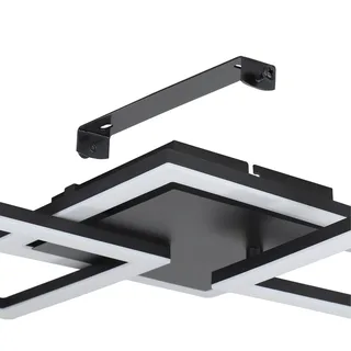 Paranday-Z LED plafondlamp 3-l. 65cm van EGLO connect in Zwart, Wit – productfoto 5 van 5