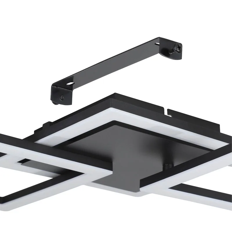 Paranday-Z LED plafondlamp 3-l. 65cm van EGLO connect in Zwart, Wit – productfoto 5 van 5