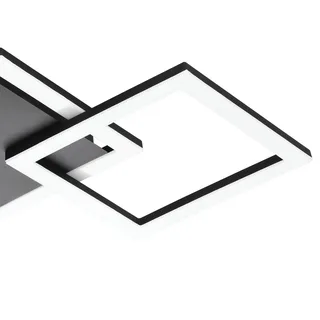 Paranday-Z LED plafondlamp 3-l. 65cm van EGLO connect in Zwart, Wit – productfoto 4 van 5
