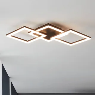 Paranday-Z LED plafondlamp 3-l. 65cm van EGLO connect in Zwart, Wit – productfoto 1 van 5