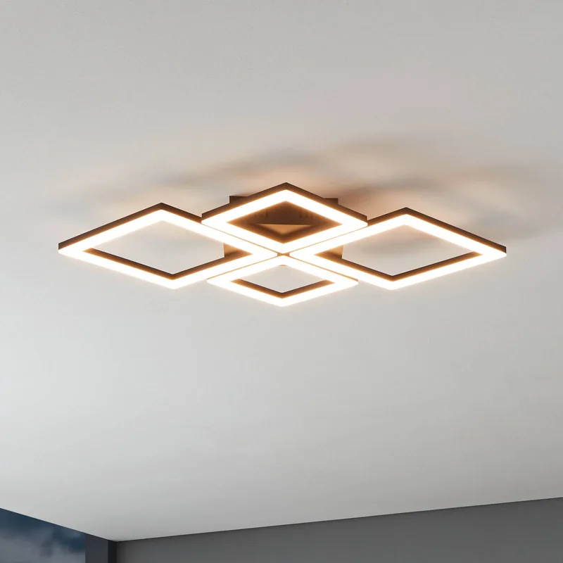 Paranday-Z LED plafondlamp 4-l. 63cm by EGLO connect in Black, White – product photo 1 of 5