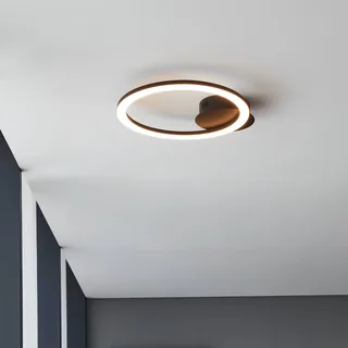 Parrapos-Z LED plafondlamp, 1-lamp van EGLO connect in Zwart, Wit – productfoto 2 van 5
