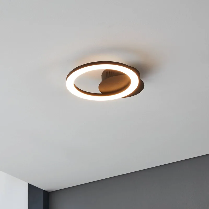 Parrapos-Z LED-væglampe, 1 lyskilde fra EGLO connect i Sort, Hvid – produktbillede 2 af 5