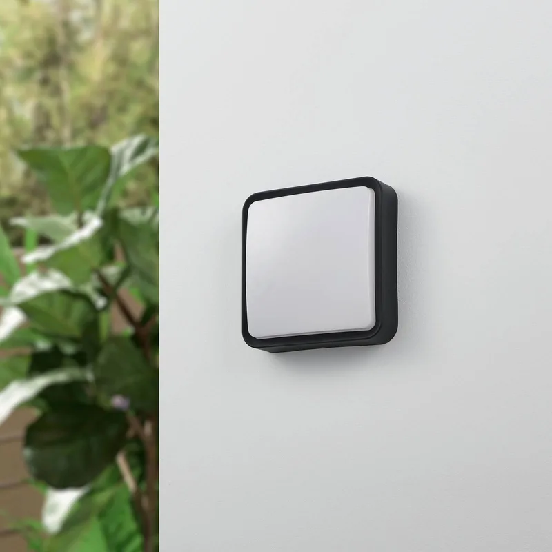 Piove-C LED buiten wandlamp van EGLO connect in Zwart, Wit – productfoto 3 van 5