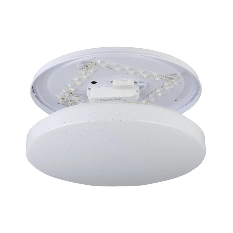 plafondlamp Totari-Z, Ø38cm, 19W, kristaleffect by EGLO connect in White – product photo 3 of 3