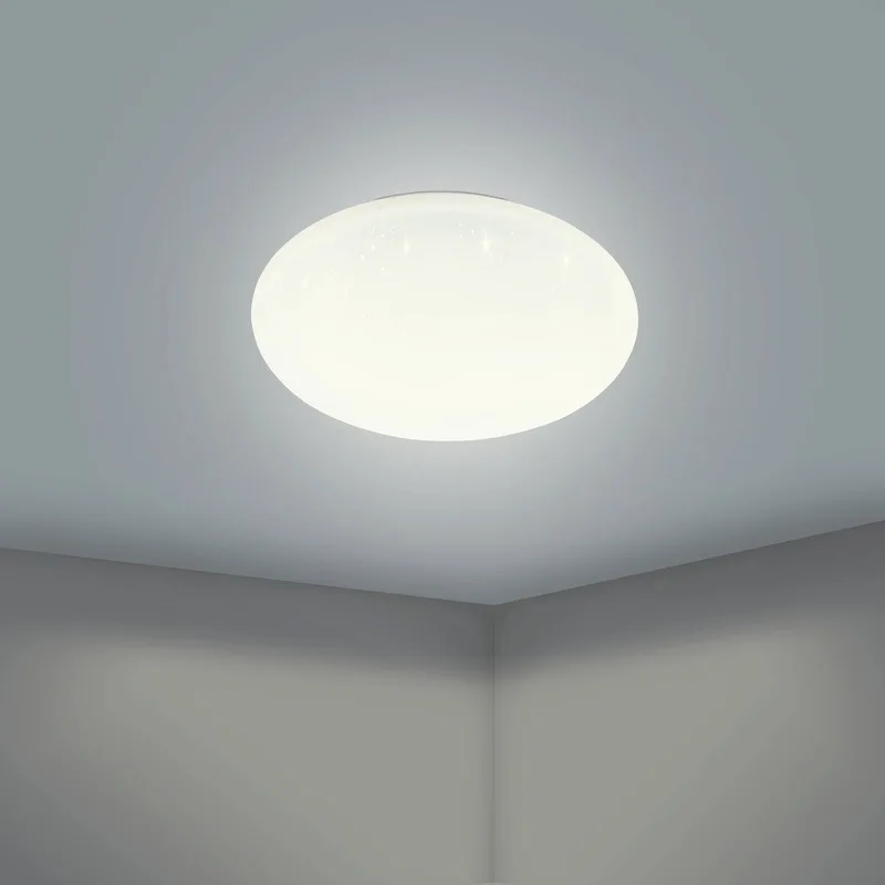 plafondlamp Totari-Z, Ø38cm, 19W, kristaleffect by EGLO connect in White – product photo 2 of 3