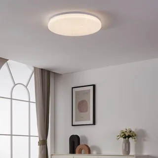 plafondlamp Totari-Z, Ø56cm, 32W, kristaleffect de EGLO connect en Blanc – photo produit 3 sur 5