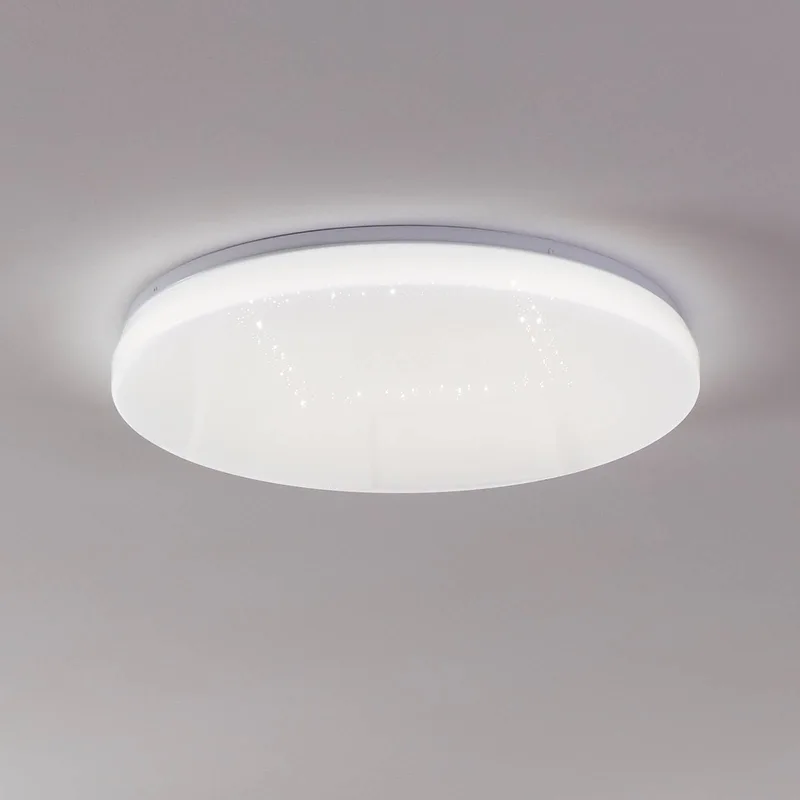plafondlamp Totari-Z, Ø56cm, 32W, kristaleffect de EGLO connect en Blanc – photo produit 1 sur 5