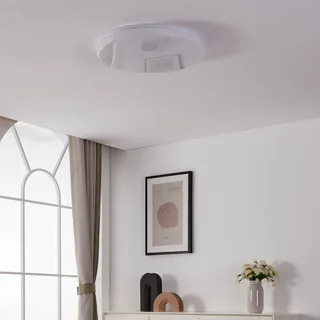 plafondlamp Totari-Z, Ø56cm, 32W, kristaleffect de EGLO connect en Blanc – photo produit 5 sur 5