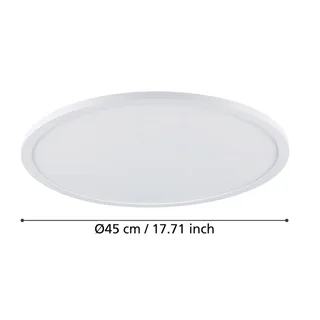 Sarsina-Z plafondlamp Ø45cm de EGLO connect en Blanc – photo produit 4 sur 5
