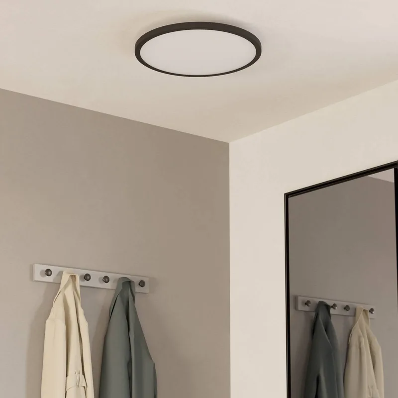 Sarsina-Z plafondlamp zwart Ø45cm by EGLO connect in Black, White – product photo 3 of 5