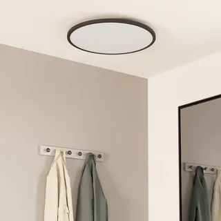 Sarsina-Z plafondlamp zwart Ø60cm de EGLO connect en Noir, Blanc – photo produit 3 sur 5