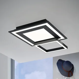 Savatarila-C LED plafondlamp de EGLO connect en Noir – photo produit 1 sur 4