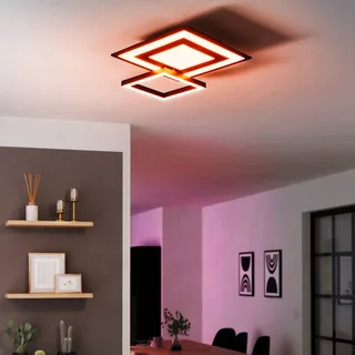 Savatarila-Z LED plafondlamp by EGLO connect in Black – product photo 3 of 5
