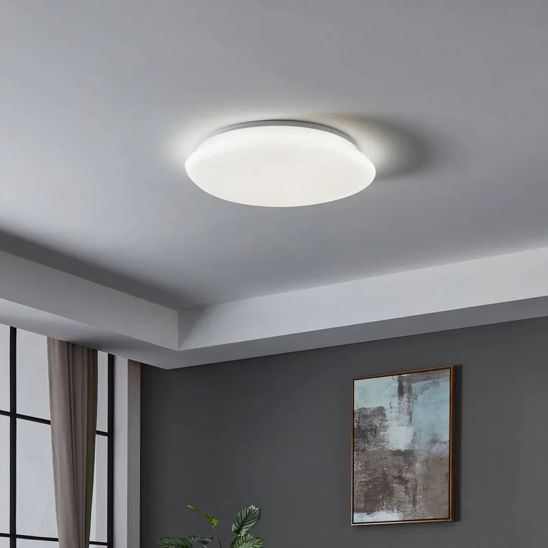Sileras-Z LED plafondlamp Ø60cm van EGLO connect in Wit – productfoto 2 van 5