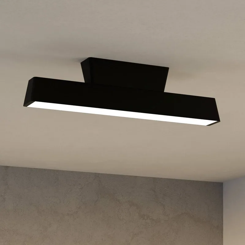 Simolaris-Z LED plafondlamp, 47cm by EGLO connect in Black – product photo 1 of 3