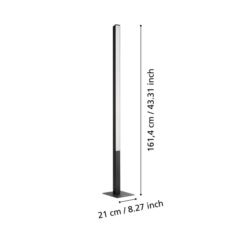 Simolaris-Z LED vloerlamp by EGLO connect in Black – product photo 4 of 5