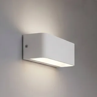 Smart LED buiten wandlamp SANIA-Z, IP55 van EGLO connect in Wit – productfoto 1 van 5