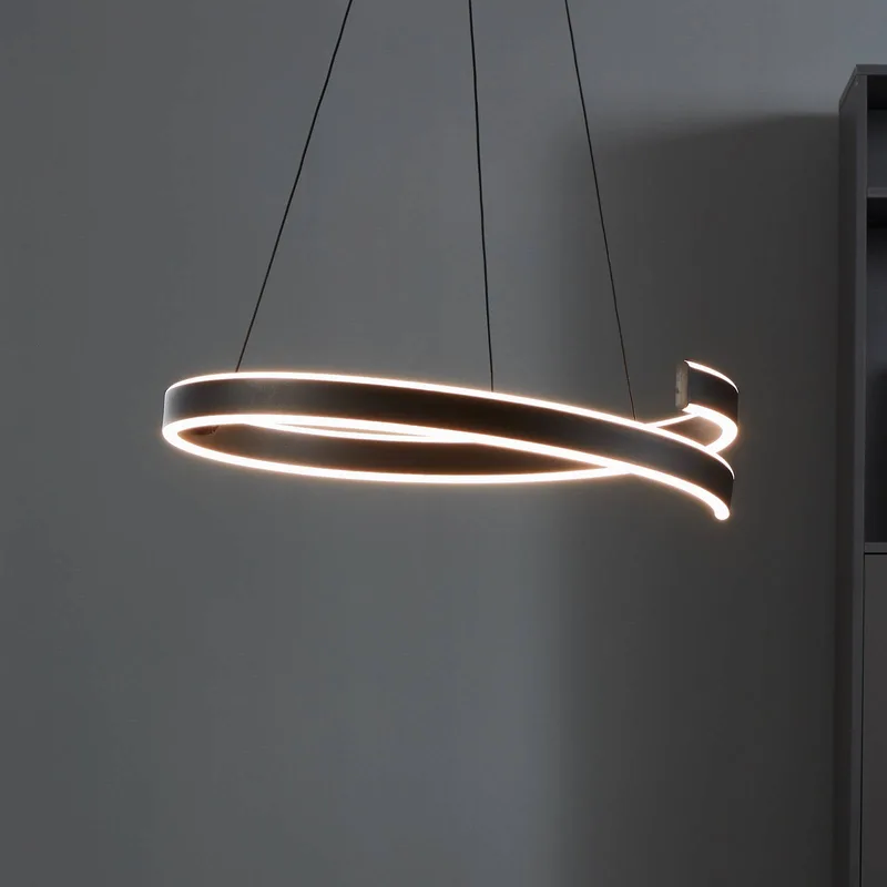 Smart LED-hængelampe Andabaia-Z, sort fra EGLO connect i Sort, Hvid – produktbillede 1 af 5