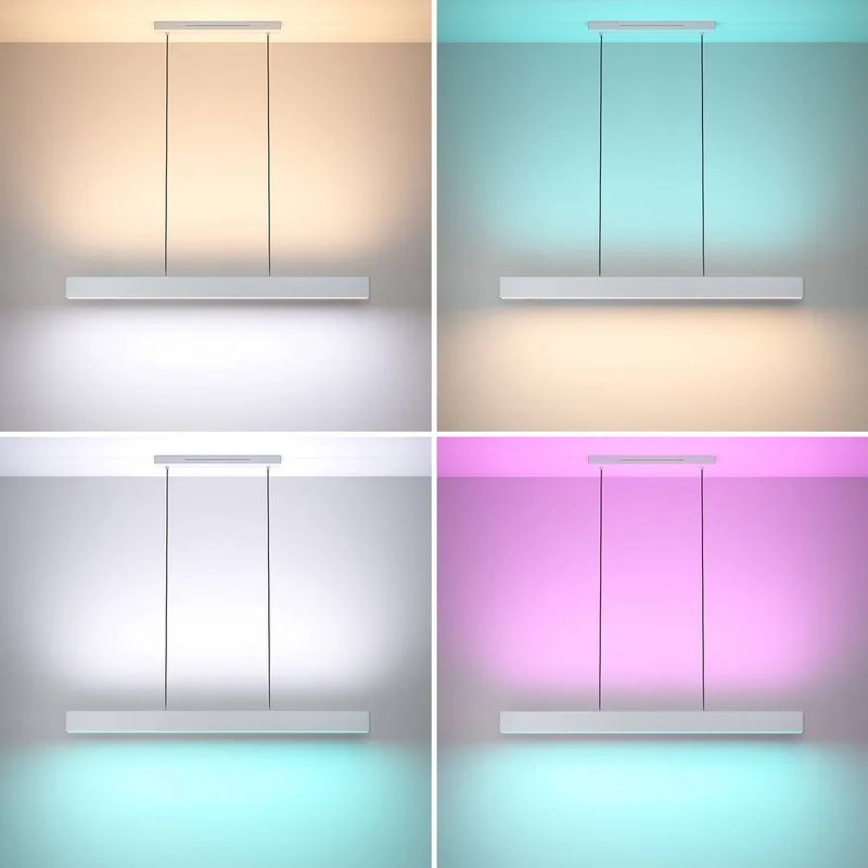Smart LED hanglamp Andreas-Z, staal by EGLO connect in Grey – product photo 4 of 5