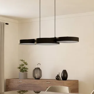 Smart LED hanglamp Barbano-Z, zwart de EGLO connect en Noir, Blanc – photo produit 2 sur 5