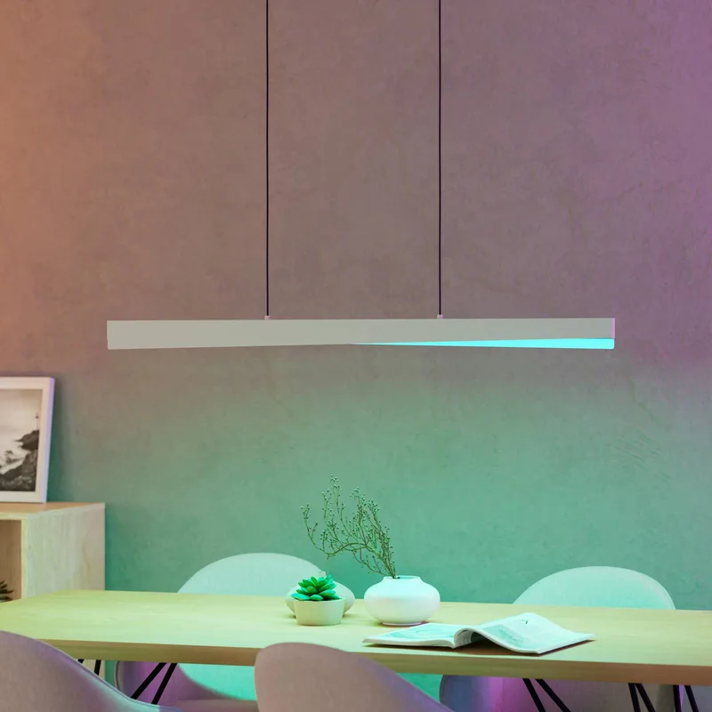 Smart LED-hänglampa Bolognano-Z, grå från EGLO connect i Grå, Vit – produktbild 2 av 5