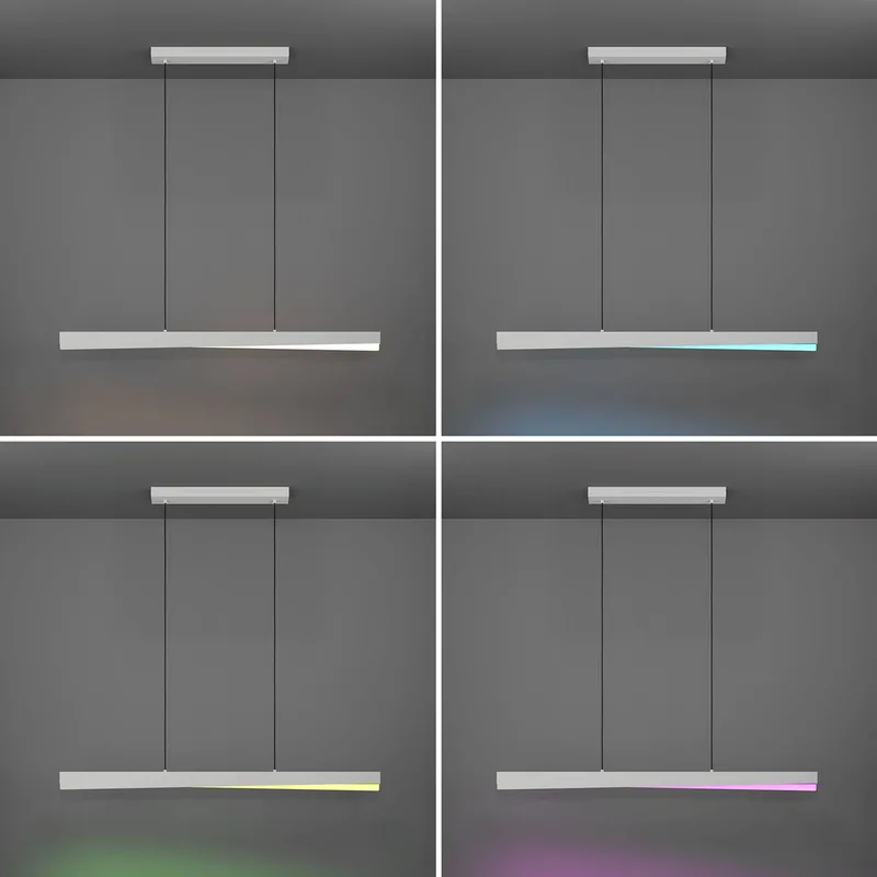 Smart LED-hänglampa Bolognano-Z, grå från EGLO connect i Grå, Vit – produktbild 5 av 5
