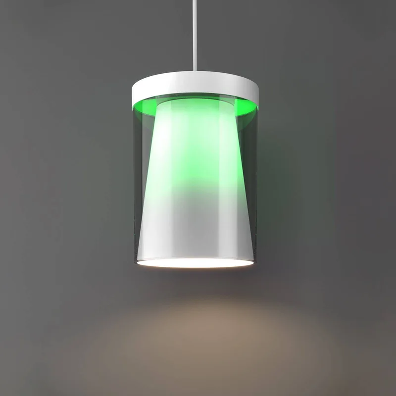 Smart LED hanglamp Chiusello-Z, wit, metaal de EGLO connect en Helder, Blanc – photo produit 5 sur 5