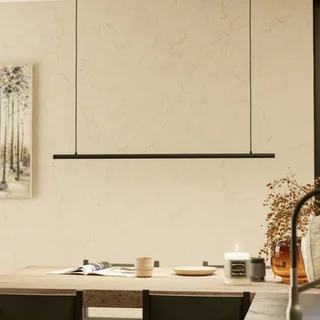 Smart LED hanglamp FLATRON-Z, 101 cm, zwart by EGLO connect in Matzwart – product photo 1 of 3