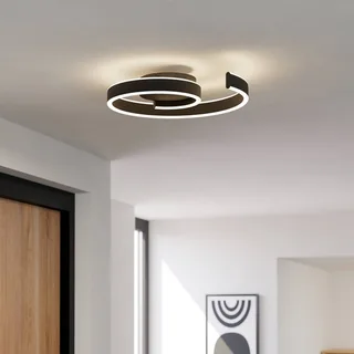 Smart LED plafondlamp Andabaia-Z, zwart de EGLO connect en Noir, Blanc – photo produit 2 sur 3