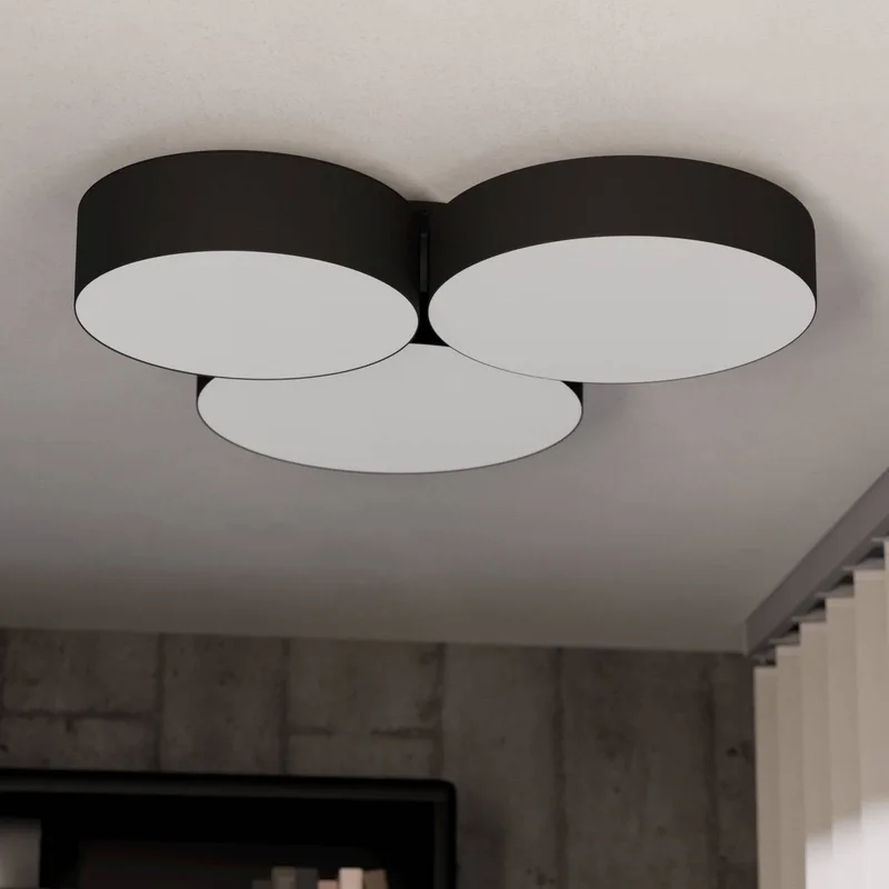 Eglo Plafonnier Et Applique Murale Barbano-z de EGLO connect en Noir, Blanc – photo produit 2 sur 5