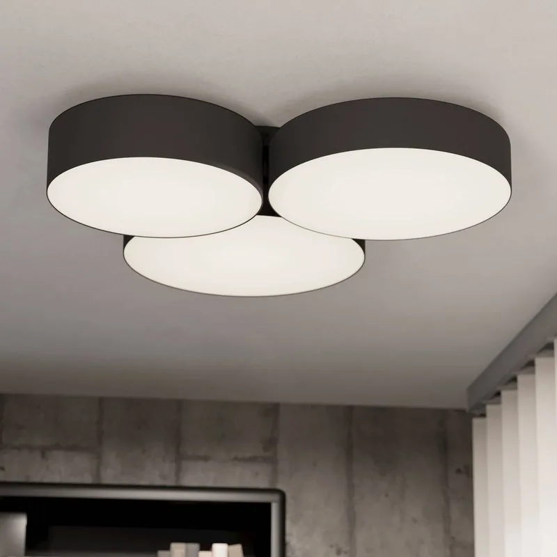 Eglo Plafonnier Et Applique Murale Barbano-z de EGLO connect en Noir, Blanc – photo produit 1 sur 5