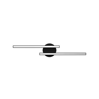 Smart LED plafondlamp FLATRON-Z, zwart, 80 cm de EGLO connect en Matzwart – photo produit 2 sur 2