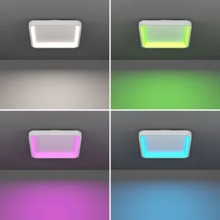 Smart-LED plafondlamp Loretello-Z, hoekig de EGLO connect en Blanc – photo produit 5 sur 5