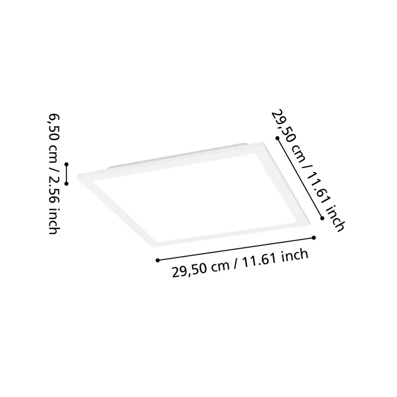 Smart LED plafondlamp Moradillo-Z, 29 cm by EGLO connect in White – product photo 4 of 5