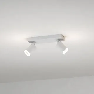 Smart LED-spot Melitello-Z, 2-lamps de EGLO connect en Blanc – photo produit 3 sur 4