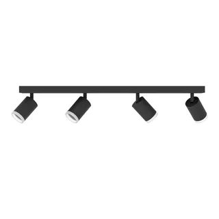 Smart LED-spot Melitello-Z, 4-lamps van EGLO connect in Zwart – productfoto 5 van 5