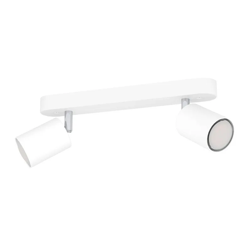 Smart Spot Adfira-Z, wit, 2-lamps, staal de EGLO connect en Blanc, Chrome – photo produit