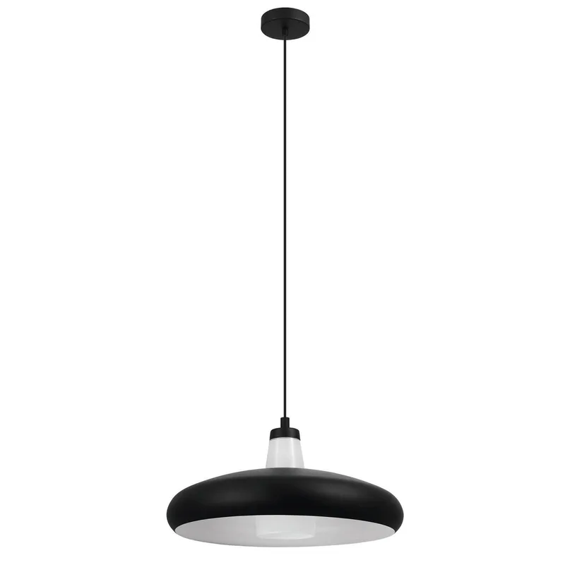 Tabanera-C LED hanglamp van EGLO connect in Zwart, Wit – productfoto 2 van 3