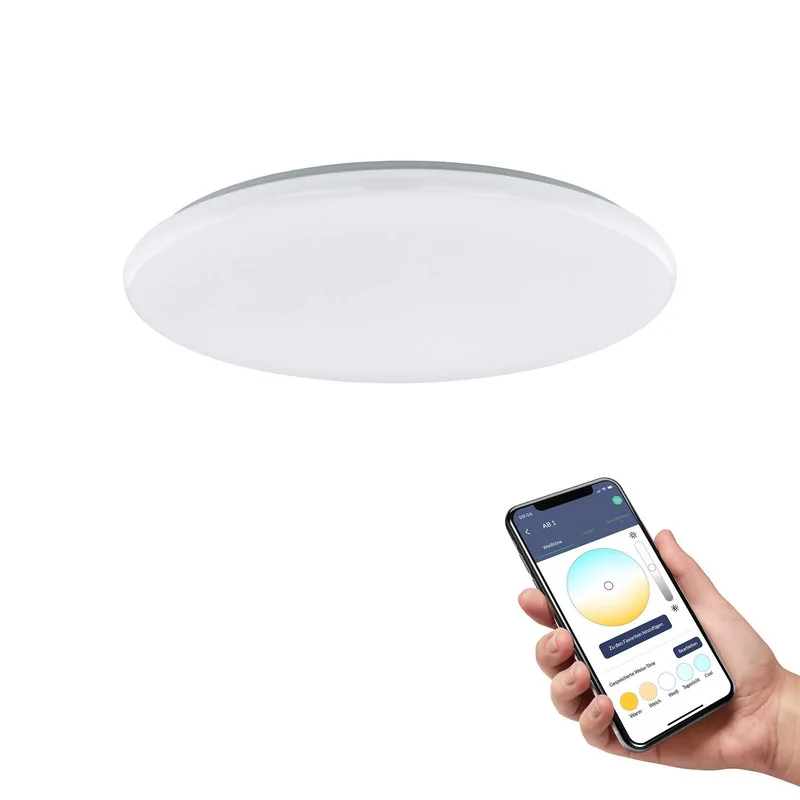 Totari-Z LED plafondlamp, 56cm van EGLO connect in Wit – productfoto 3 van 4