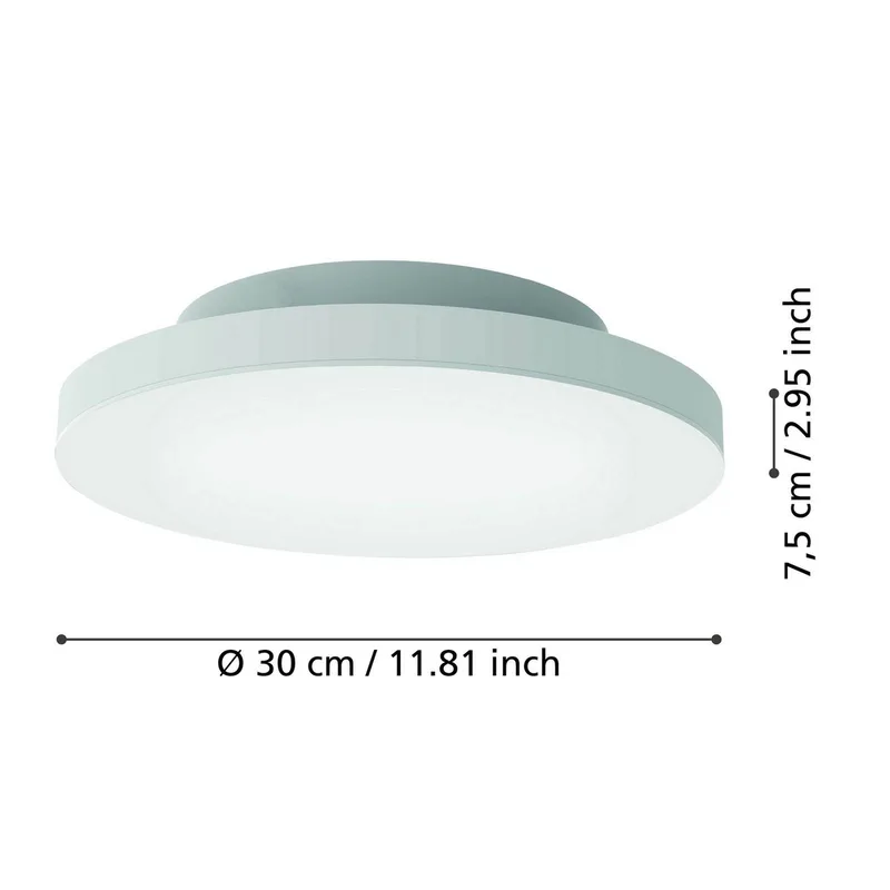 Turcona-Z LED plafondlamp Ø 30 cm de EGLO connect en Blanc – photo produit 3 sur 4