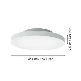 Turcona-Z LED plafondlamp Ø 45 cm de EGLO connect en Blanc – photo produit 3 sur 4