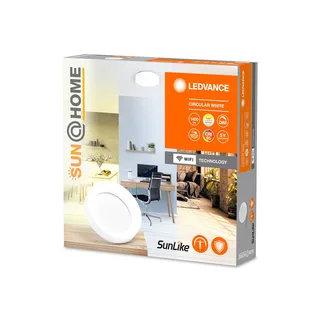LEDVANCE SUN@Home Circulaire LED plafondlamp wit van LEDVANCE SMART+ in Wit, Opaal – productfoto 2 van 4