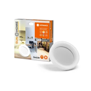 LEDVANCE SUN@Home Circulaire LED plafondlamp wit van LEDVANCE SMART+ in Wit, Opaal – productfoto 1 van 4