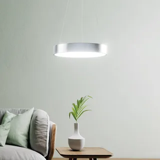 LEDVANCE SUN@Home Circular LED hanglamp, zilver, HCL van LEDVANCE SMART+ in Zilver geborsteld – productfoto 3 van 5