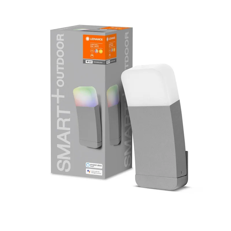 WiFi Curve RGBW zilver van LEDVANCE SMART+ in Mat zilver, Opaalwit – productfoto 3 van 5