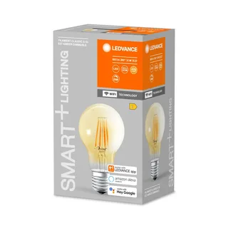 WiFi E27 6W Classic guld 2.400 K fra LEDVANCE SMART+ – produktbillede 1 af 2