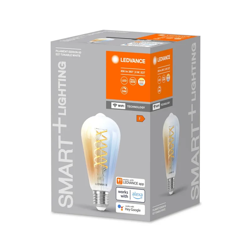 WiFi E27 8W Edison helder 827-865 by LEDVANCE SMART+ – product photo